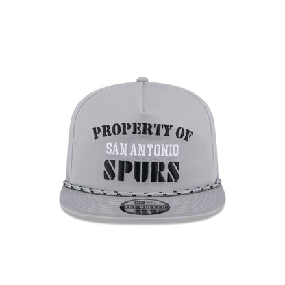 San Antonio Spurs Vintage Gray Rope Golfer Hat