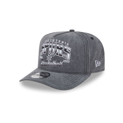 San Antonio Spurs Washed 9FIFTY A-Frame Snapback Hat
