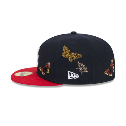 FELT x Atlanta Braves Navy 59FIFTY Fitted Hat