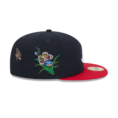 FELT x Atlanta Braves Navy 59FIFTY Fitted Hat