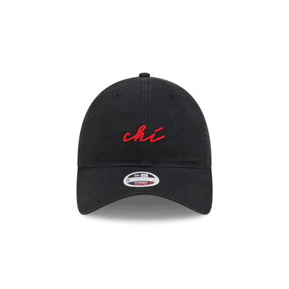Chicago Bulls Women's Script 9TWENTY Adjustable Hat