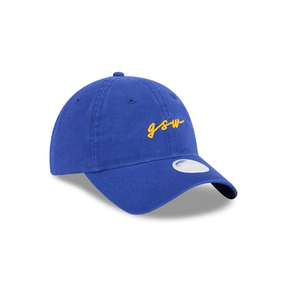 Golden State Warriors Women's Script 9TWENTY Adjustable Hat