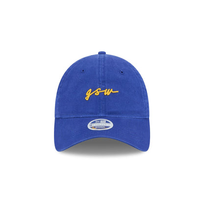 Golden State Warriors Women's Script 9TWENTY Adjustable Hat