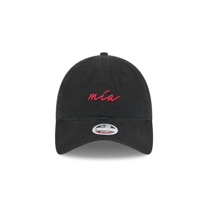 Miami Heat Women's Script 9TWENTY Adjustable Hat