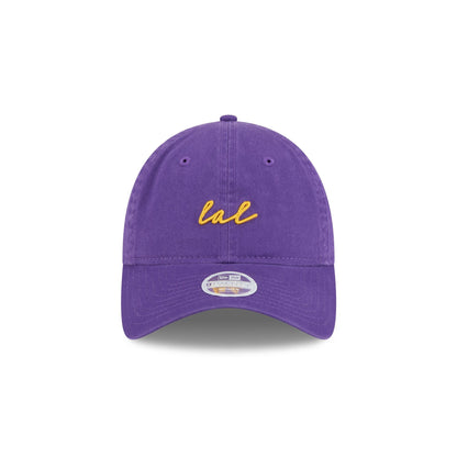 Los Angeles Lakers Women's Script 9TWENTY Adjustable Hat