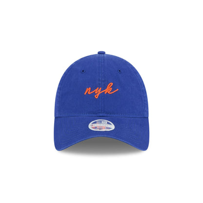 New York Knicks Women's Script 9TWENTY Adjustable Hat