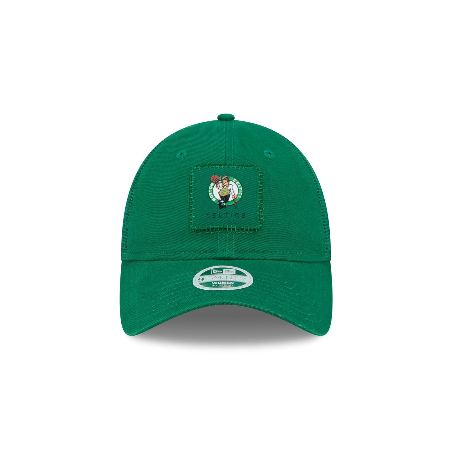 Boston Celtics Women's Square Stitch 9TWENTY Trucker Hat
