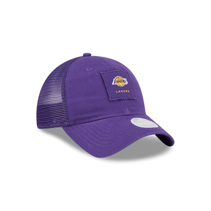 Los Angeles Lakers Women's Square Stitch 9TWENTY Trucker Hat