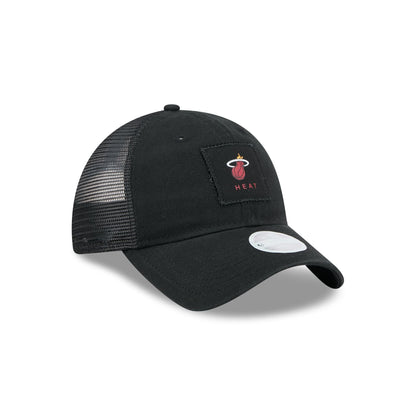 Miami Heat Women's Square Stitch 9TWENTY Trucker Hat