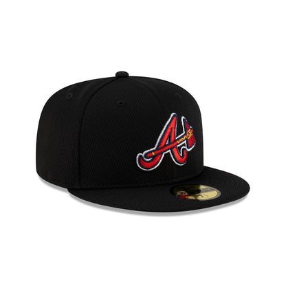 Atlanta Braves 2025 Clubhouse Alt Black 59FIFTY Fitted Hat
