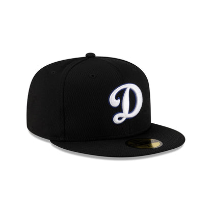 Los Angeles Dodgers 2025 Clubhouse Alt Black 59FIFTY Fitted Hat
