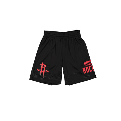 Houston Rockets Mesh Black Shorts