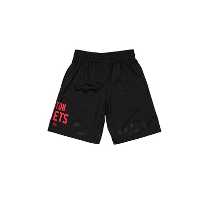 Houston Rockets Mesh Black Shorts
