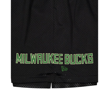 Milwaukee Bucks Mesh Black Shorts