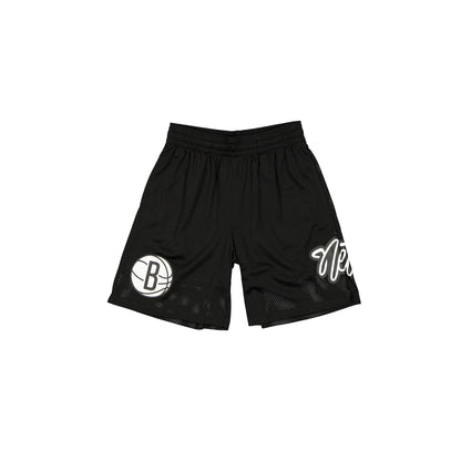 Brooklyn Nets Mesh Black Shorts