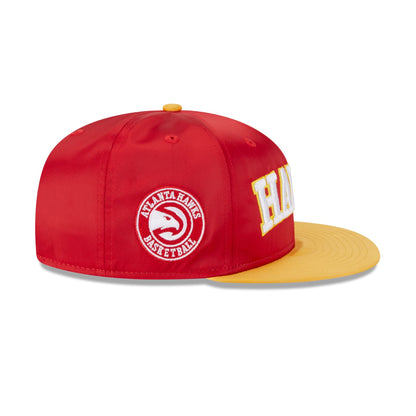 Atlanta Hawks Satin Pin 9FIFTY Snapback Hat