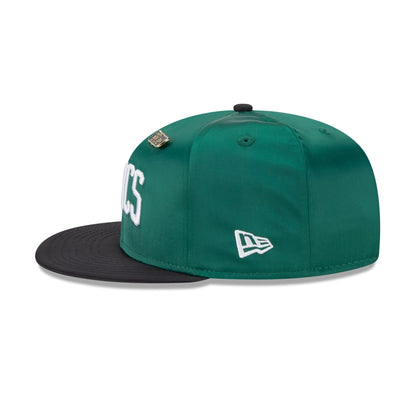 Boston Celtics Satin Pin 9FIFTY Snapback Hat