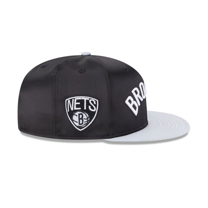 Brooklyn Nets Satin Pin 9FIFTY Snapback Hat