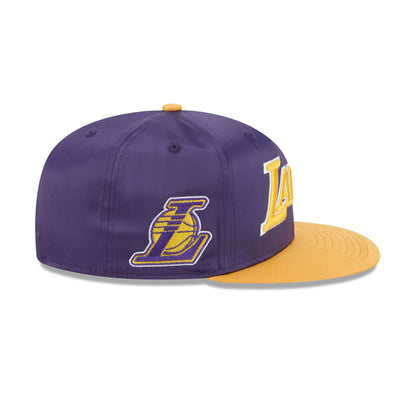 Los Angeles Lakers Satin Pin 9FIFTY Snapback Hat