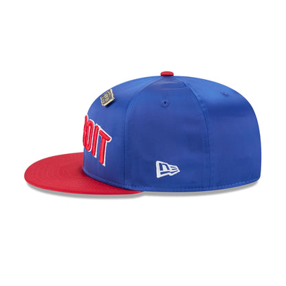 Detroit Pistons Satin Pin 9FIFTY Snapback Hat