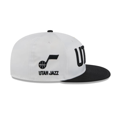 Utah Jazz Satin Pin 9FIFTY Snapback Hat