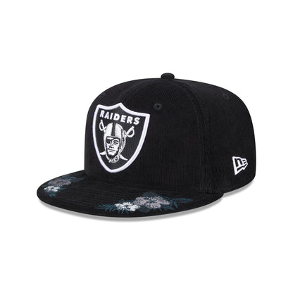 Just Caps Floral Corduroy Las Vegas Raiders 59FIFTY Fitted Hat