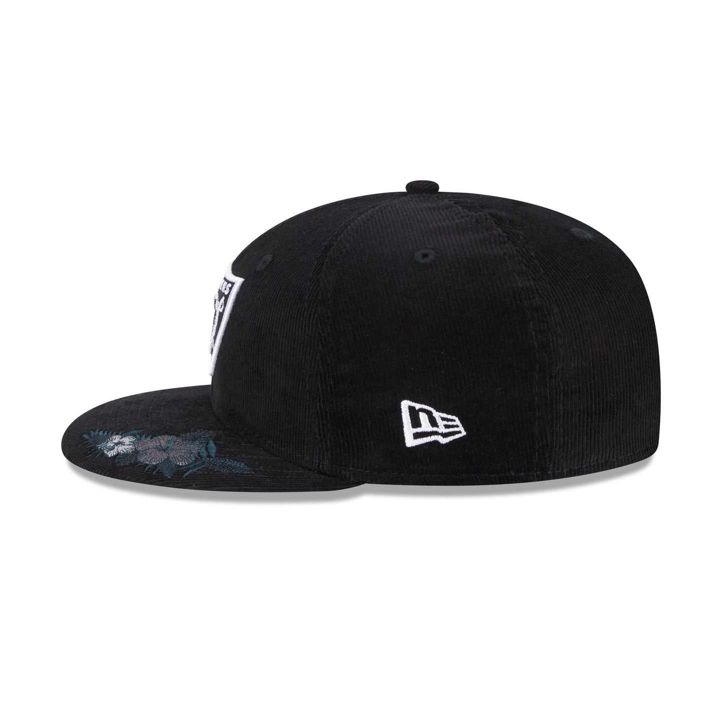 Just Caps Floral Corduroy Las Vegas Raiders 59FIFTY Fitted Hat