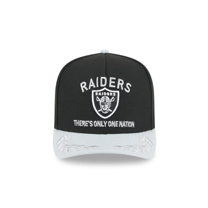 Las Vegas Raiders 2025 Draft 9FIFTY A-Frame Snapback Hat