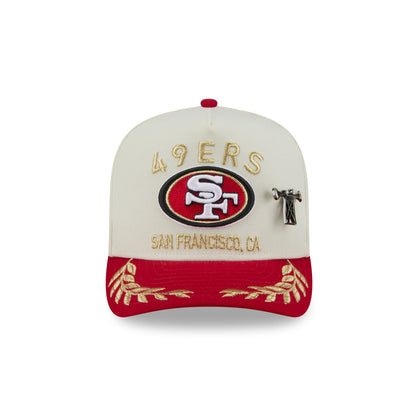 San Francisco 49ers 2025 Draft Chrome White 59FIFTY A-Frame Fitted Hat