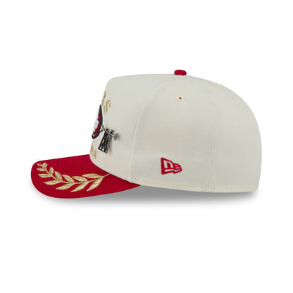 San Francisco 49ers 2025 Draft Chrome White 59FIFTY A-Frame Fitted Hat