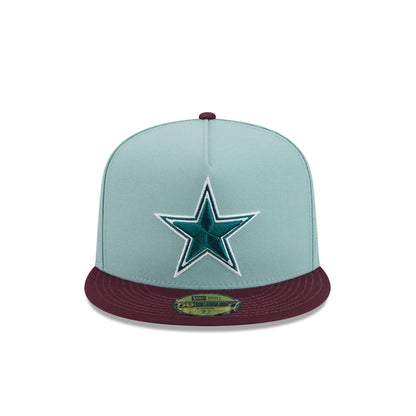 Dallas Cowboys Beach Kiss Blue 59FIFTY A-Frame Fitted Hat
