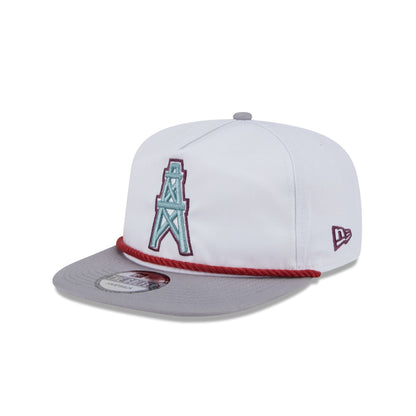 Oilers Optic White Golfer Hat