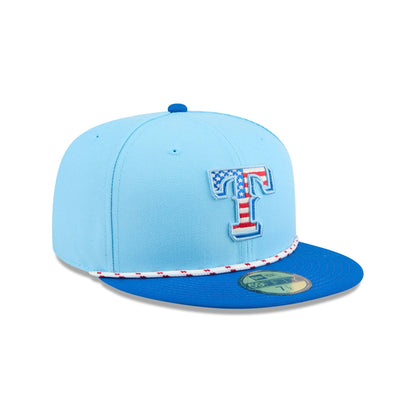 Texas Rangers Independence Day 2025 59FIFTY Fitted Hat