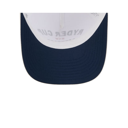 2025 Ryder Cup Minimalist White 9FORTY M-Crown A-Frame Trucker Hat