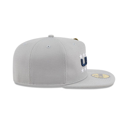 2025 Ryder Cup Team USA Gray 59FIFTY A-Frame Fitted Hat