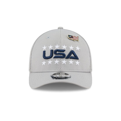 2025 Ryder Cup Team USA Gray 9FORTY M-Crown Snapback Hat