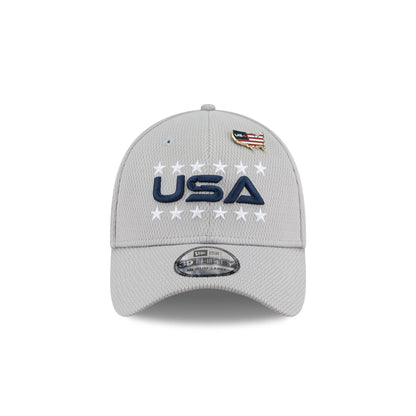 2025 Ryder Cup Team USA Gray 39THIRTY Stretch Fit Hat