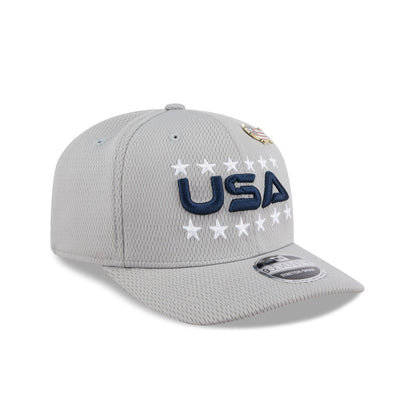 2025 Ryder Cup Team USA Gray 9SEVENTY Stretch-Snap Hat