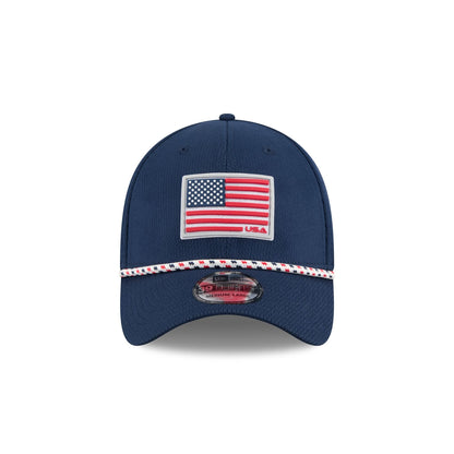 2025 Ryder Cup Team USA Flag 39THIRTY Stretch Fit Hat