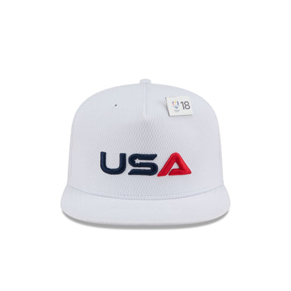 2025 Ryder Cup Team USA White 59FIFTY A-Frame Fitted Hat