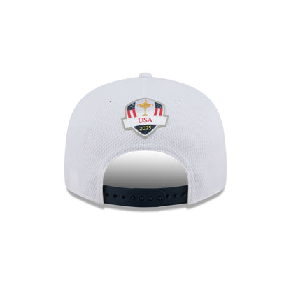 2025 Ryder Cup Team USA White Split Panel 9FIFTY Snapback Hat