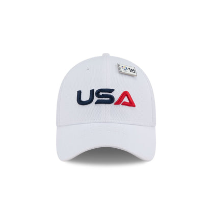2025 Ryder Cup Team USA White 39THIRTY Stretch Fit Hat