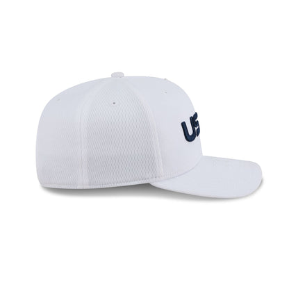 2025 Ryder Cup Team USA White 9SEVENTY Stretch-Snap Hat