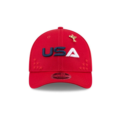 2025 Ryder Cup Team USA Red 9FORTY M-Crown Snapback Hat