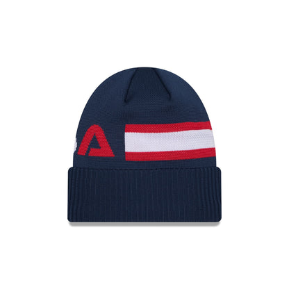 2025 Ryder Cup Team USA Navy Knit Beanie