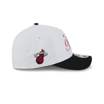 Miami Heat 2025 Draft 9FORTY M-Crown A-Frame Snapback Hat