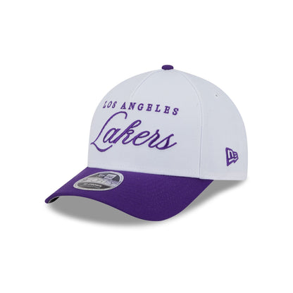Los Angeles Lakers 2025 Draft 9FORTY M-Crown A-Frame Snapback Hat