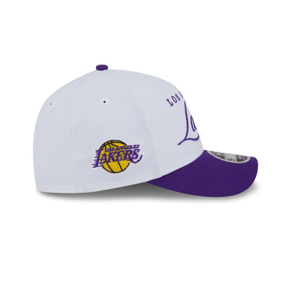 Los Angeles Lakers 2025 Draft 9FORTY M-Crown A-Frame Snapback Hat