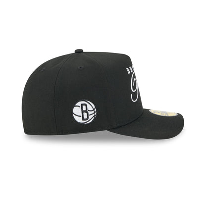 Brooklyn Nets 2025 Draft Black 59FIFTY A-Frame Fitted Hat