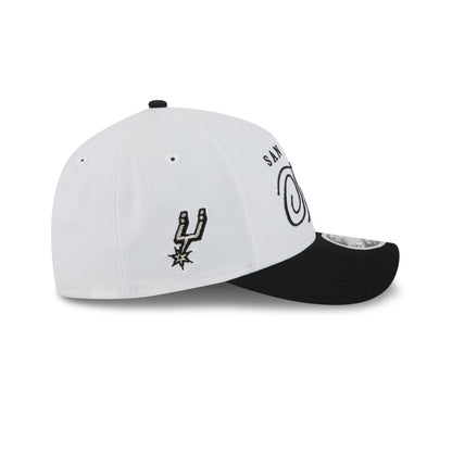 San Antonio Spurs 2025 Draft 9FORTY M-Crown A-Frame Snapback Hat